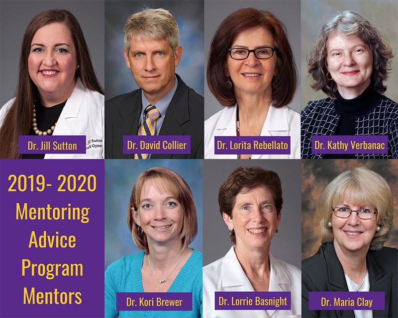 2019-2020 Mentoring Advice Program Mentors