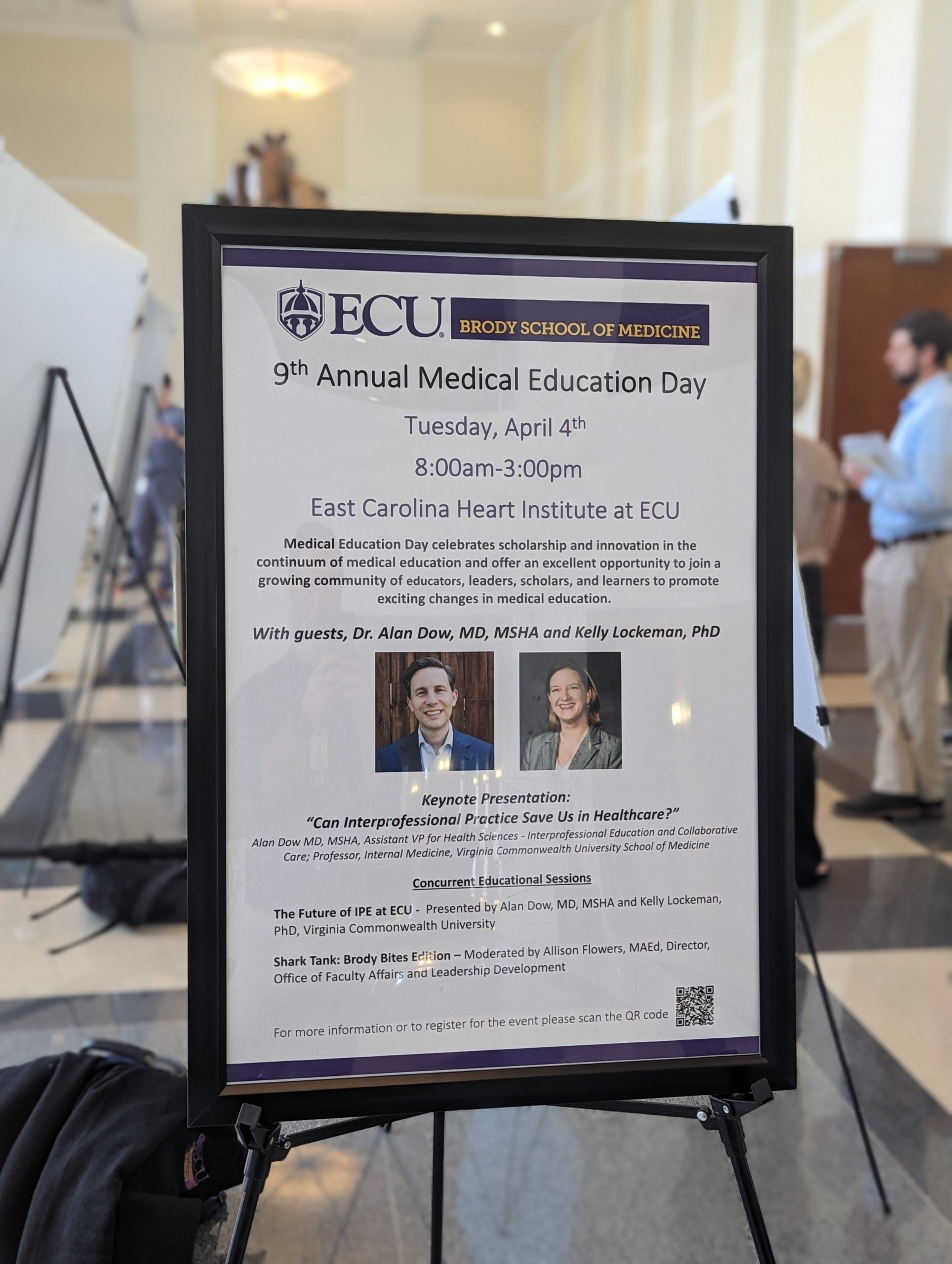 A poster for the ninth annual Medial Education Day on Tuesday, April fourth.