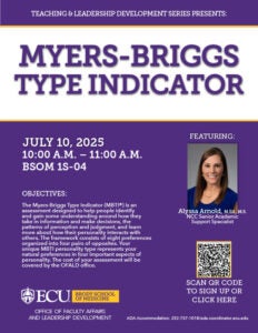 Download the PDF flyer for Myers-Briggs Type Indicator