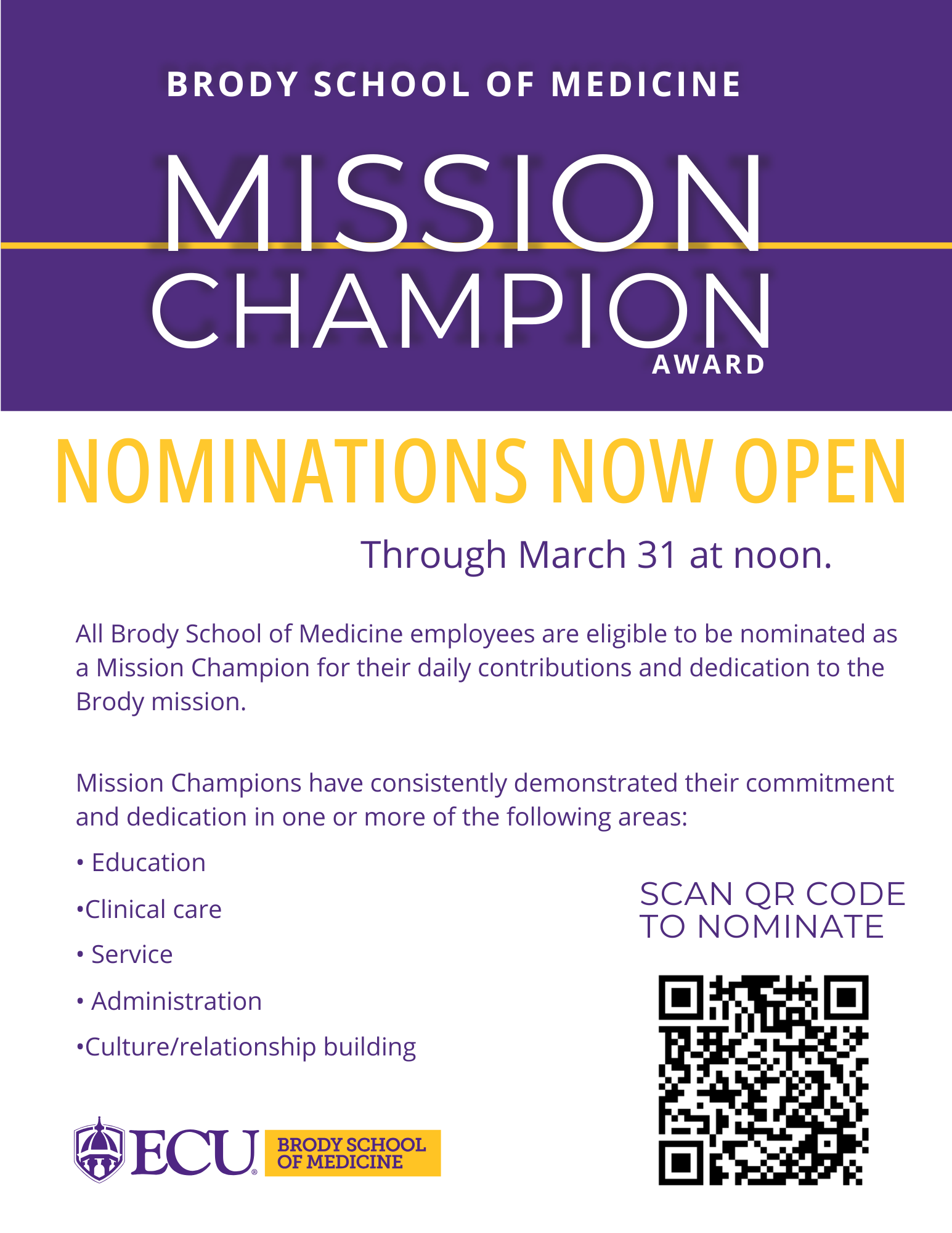 Link to registration for the Mission Champion nomination. 