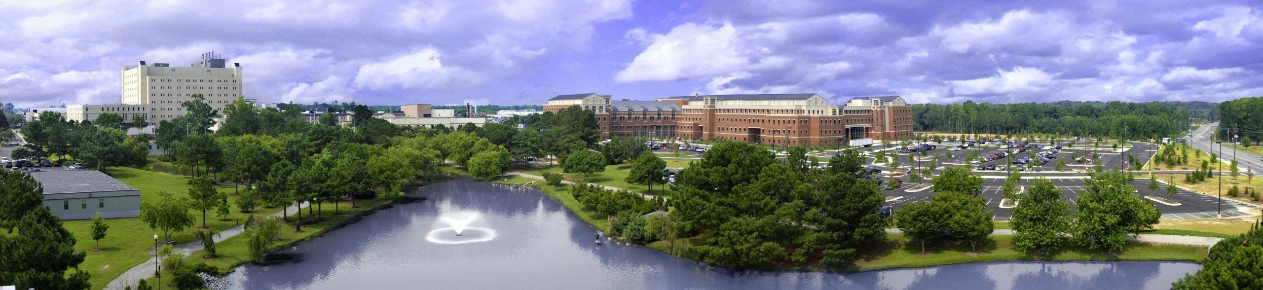 Aerial view of Health Sciences Campus
